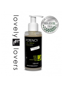 Żel wzmacniający erekcję - Lovely Lovers POTENCY Gel STRONG FORMULA + ENERGY 150ml 