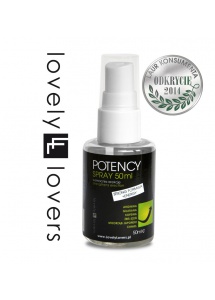 Spray wzmacniający erekcję - Lovely Lovers POTENCY Spray 50ml STRONG FORMULA + ENERGY