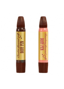 Czekoladowe mazaki do ciała - Lovers Body Pen Set
