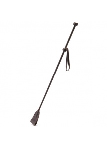 Luksusowa szpicruta ze skóry  - Coco de Mer Leather Riding Crop Brown  