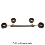 Luksusowy drążek do rozpinania ze skóry - Coco de Mer Leather Spreader Bar Brown