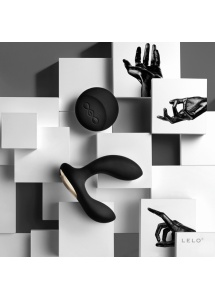 Luksusowy masażer prostaty - Lelo Hugo Prostate Massager  Czarny