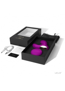 Luksusowy masażer prostaty - Lelo Hugo Prostate Massager  Fioletowy