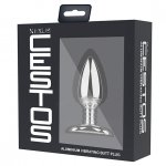 Luksusowy metalowy korek analny - Nexus Cestos Aluminium Remote Control Vibrating Butt Plug  