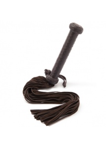 Luksusowy pejcz skórzany - Coco de Mer Leather Flogger Brown  
