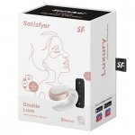 Luksusowy wibrator dla par - Satisfyer Double Love   Biały
