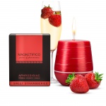 MAGNETIFICO Aphrodisiac Candle Świeca zapachowa z afrodyzjakami Truskawka