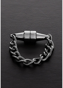 Magnetyczne szczypawki na sutki - 1 sztuka - Stal szczotkowana