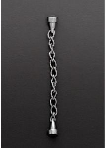 Magnetyczne szczypawki na sutki - 1 sztuka - Stal szczotkowana