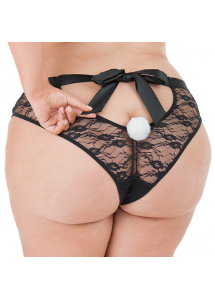 Majteczki z wibracjami i pilotem - Happy Rabbit Remote Control Knicker Vibe S/M
