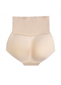 Majtki powiększające pośladki, wysoki stan - Bye Bra Padded Panties High Waist M