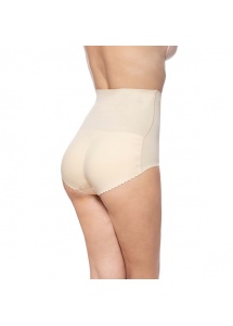 Majtki powiększające pośladki, wysoki stan - Bye Bra Padded Panties High Waist M