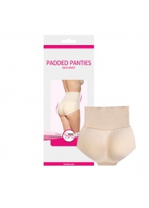 Majtki powiększające pośladki, wysoki stan - Bye Bra Padded Panties High Waist S