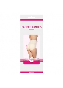 Majtki powiększające pośladki, wysoki stan - Bye Bra Padded Panties High Waist S