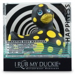 Malowniczy stymulator łechtaczki -  Rub My Duckie 2.0 Happiness  Czarny