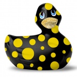 Malowniczy stymulator łechtaczki -  Rub My Duckie 2.0 Happiness  Czarny