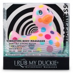 Malowniczy stymulator łechtaczki -  Rub My Duckie 2.0 Happiness  Różowy