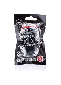Malutki podręczny wibrator - The Screaming O Soft Touch Vooom Bullet Black  