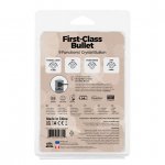 Mały masażer wibrator - PowerBullet First Class Mini Bulllet with Crystal 9 Function Szary