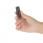 Mały masażer wibrator - PowerBullet First Class Mini Bulllet with Crystal 9 Function Szary