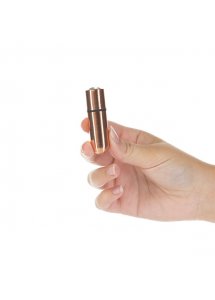 Mały masażer wibrator - PowerBullet First Class Mini Bulllet with Crystal 9 Function Różowy