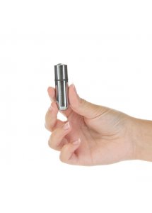 Mały masażer wibrator - PowerBullet First Class Mini Bulllet with Crystal 9 Function Srebrny