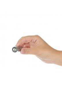 Mały masażer wibrator - PowerBullet First Class Mini Bulllet with Crystal 9 Function Srebrny