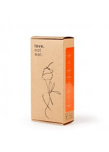 Masażer  do łechtaczki - Love Not War Meile Pomarańczowy