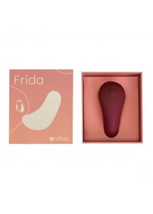 Masażer do majteczek i dłoni - Vibio Frida Lay-On Vibrator Czerwony