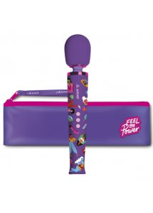 Masażer intymny magiczna różdżka - Le Wand Feel My Power Jade Purple Brown Edition  