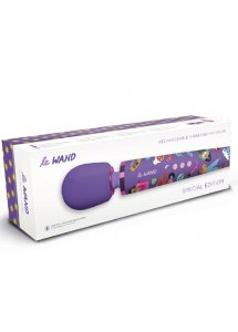 Masażer intymny magiczna różdżka - Le Wand Feel My Power Jade Purple Brown Edition  