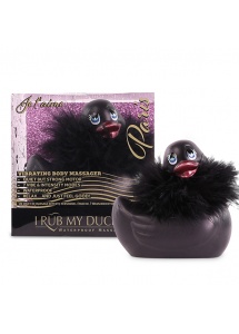 Masażer kaczuszka elegantka - I Rub My Duckie 2.0 Paris  Czarny