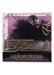 Masażer kaczuszka elegantka - I Rub My Duckie 2.0 Paris  Czarny