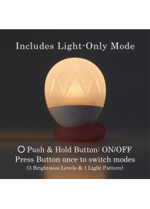 Masażer kąpielowy i lampka 2w1 - Iroha by Tenga Ukidama Bath Light & Massager Hana