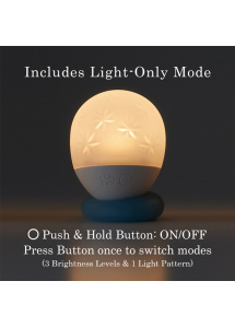 Masażer kąpielowy i lampka 2w1 - Iroha by Tenga Ukidama Bath Light & Massager Hoshi