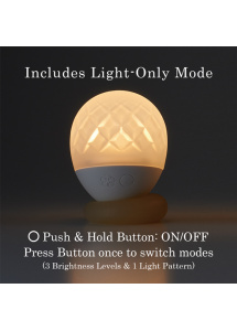 Masażer kąpielowy i lampka 2w1 - Iroha by Tenga Ukidama Bath Light & Massager Take