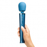 Masażer - Le Wand  Petite Rechargeable Vibrating Massager Niebieski