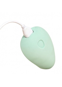 Masażer łechtaczki - Dame Products Pom Flexible Vibrator   Zielony