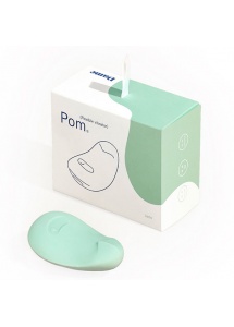 Masażer łechtaczki - Dame Products Pom Flexible Vibrator   Zielony