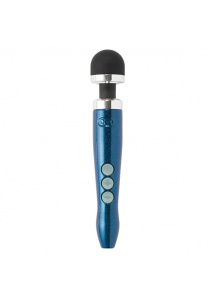 Masażer łechtaczki - Doxy Die Cast 3R Rechargeable Wand Massager Blue Flame  