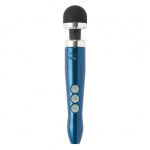 Masażer łechtaczki - Doxy Die Cast 3R Rechargeable Wand Massager Blue Flame  