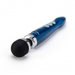 Masażer łechtaczki - Doxy Die Cast 3R Rechargeable Wand Massager Blue Flame  