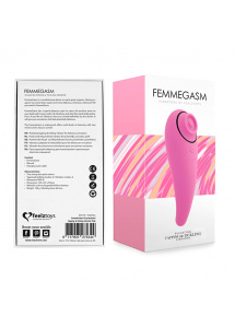 Masażer łechtaczki - FeelzToys FemmeGasm Tapping & Tickling   Różowy