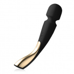 Masażer łechtaczki i ciała - Lelo Smart Wand 2 Massager Large   Czarny