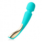 Masażer łechtaczki i ciała - Lelo Smart Wand 2 Massager Large   Niebieski