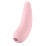 Masażer łechtaczki i punktu G sterowany aplikacją - Satisfyer Curvy 2+ Różowy