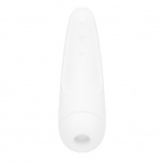 Masażer łechtaczki i punktu G sterowany aplikacją - Satisfyer Curvy 2+ Biały