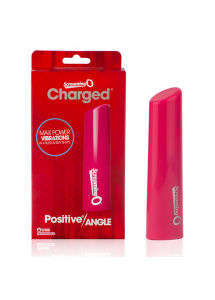 Masażer łechtaczki ładowany - The Screaming O Positive Angle   Różowy