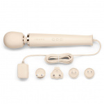 Masażer łechtaczki - Le Wand Powerful Plug-In Vibrating Massager   Kremowy