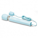 Masażer łechtaczki - Le Wand Powerful Plug-In Vibrating Massager   Niebieski